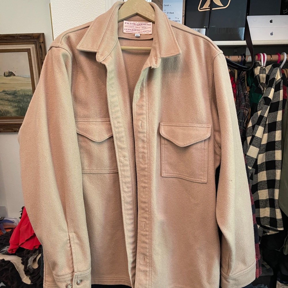 Filson Men's camel Jac shirt